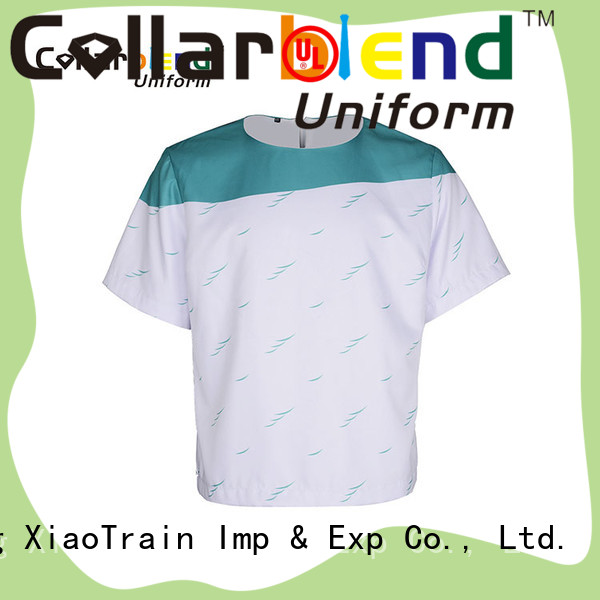 Collarblend Uniform staff hospital cleaner uniform manufacturer for adult