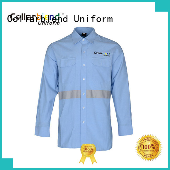 Collarblend Uniform coolmax mechanic workwear supplier for men