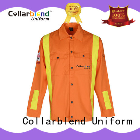 Collarblend Uniform durable flame retardant coverall suppliers reflective for adult