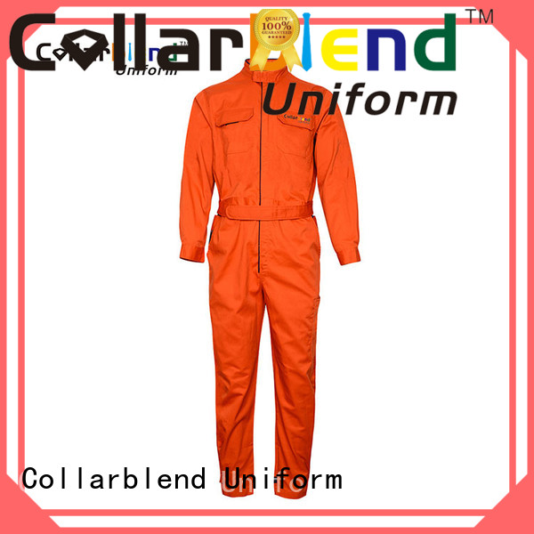 fire retardant jacket orange for women Collarblend Uniform