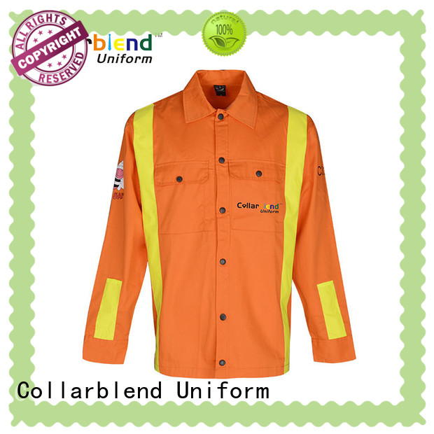 Collarblend Uniform safety fire retardant workwear supplier for adult