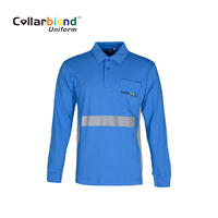 Coolmax Maintenance Reflective Wicking Uniform Polo T Shirt