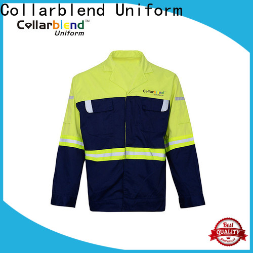 Collarblend Uniform poly mechanic workwear wholesale for men