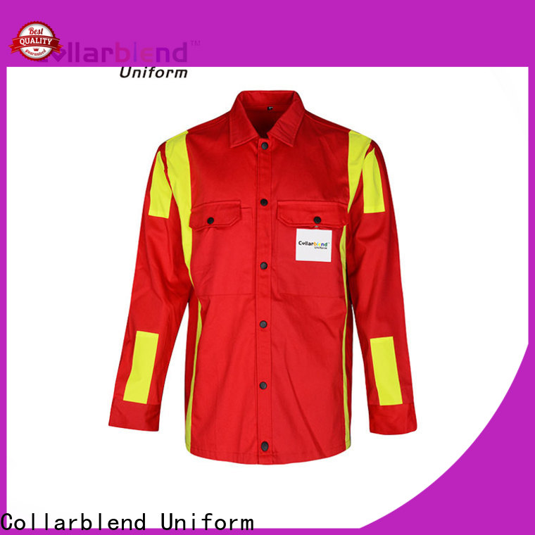 Collarblend Uniform professional flame resistant work clothes supplier for activity