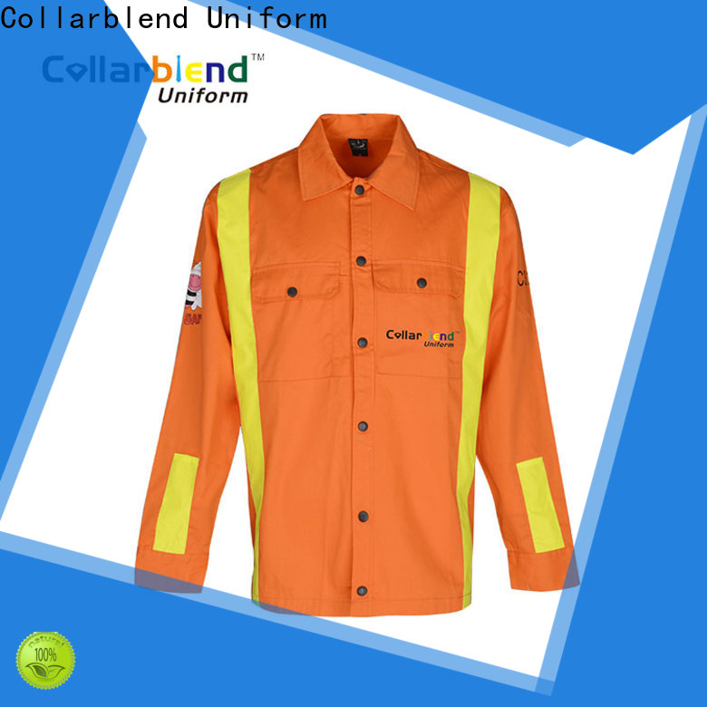 Collarblend Uniform high quality flame resistant work clothes supplier for activity