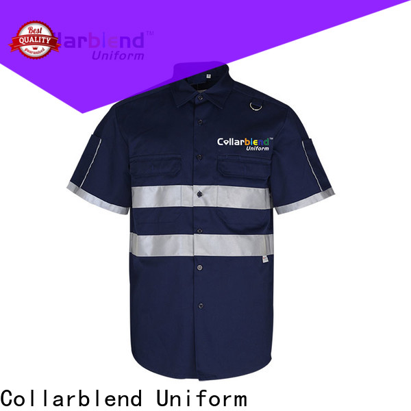 Collarblend Uniform garage safety wear manufacturer for activity