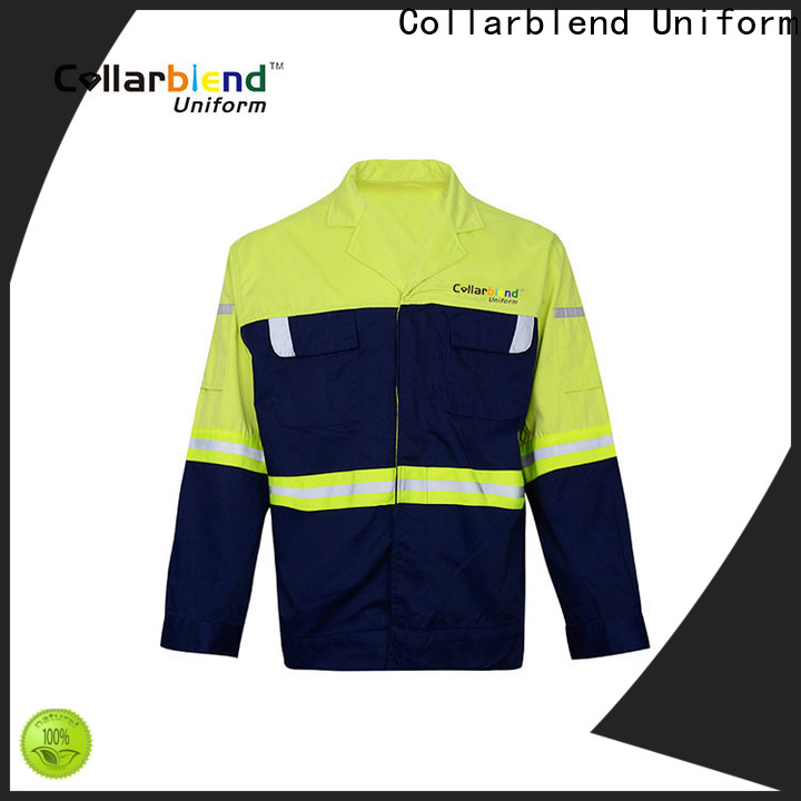 Collarblend Uniform logo mechanic wear wholesale for women