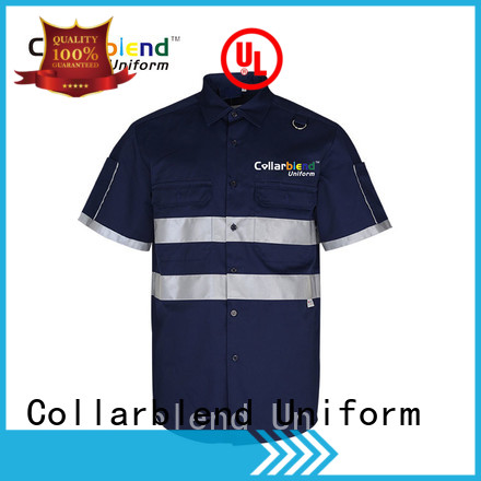 Collarblend Uniform red construction uniform wholesale for team