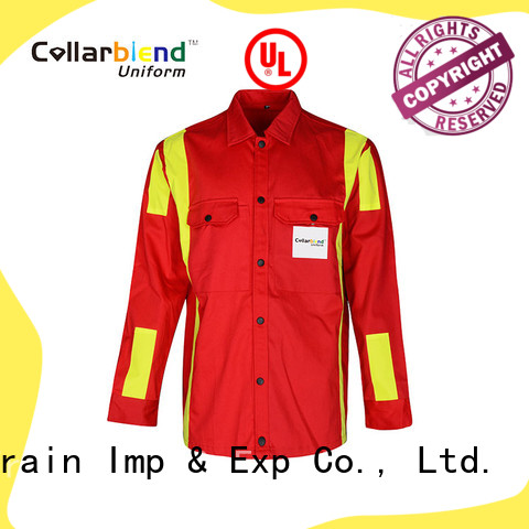 Collarblend Uniform station flame resistant work clothes supplier for activity