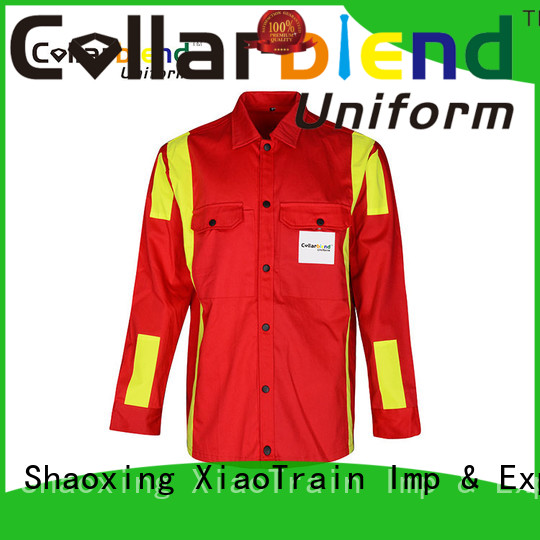 Collarblend Uniform road flame resistant work clothes manufacturer for activity