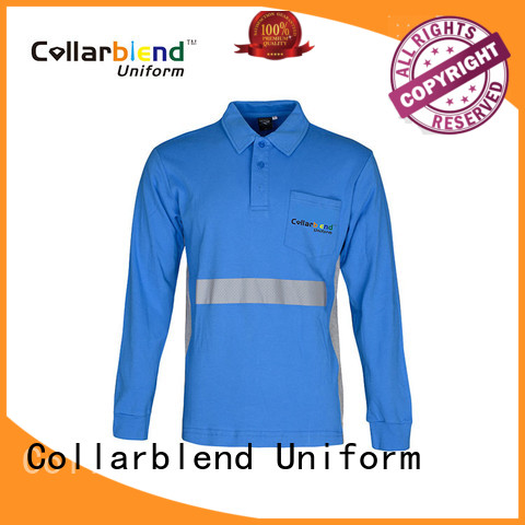 Coolmax Maintenance Reflective Wicking Uniform Polo T Shirt