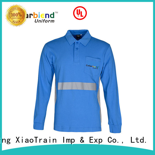 Coolmax Maintenance Reflective Wicking Uniform Polo T Shirt